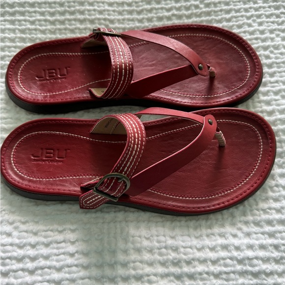 JBU Jambu Designs Womens Red Sandals Size 8 NWOT with Original Box - Picture 3 of 7